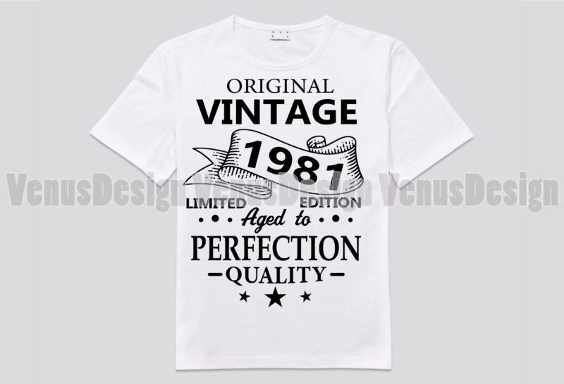 40th Birthday Vintage Limited Edition Editable Design