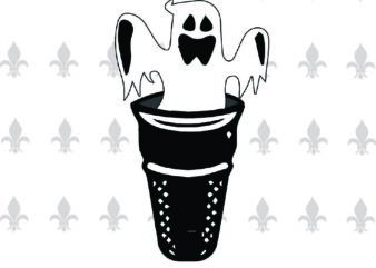 Ghost Halloween Gifts, Shirt For Halloween Svg File Diy Crafts Svg Files For Cricut, Silhouette Sublimation Files