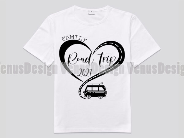 Family road trip 2021 editable design