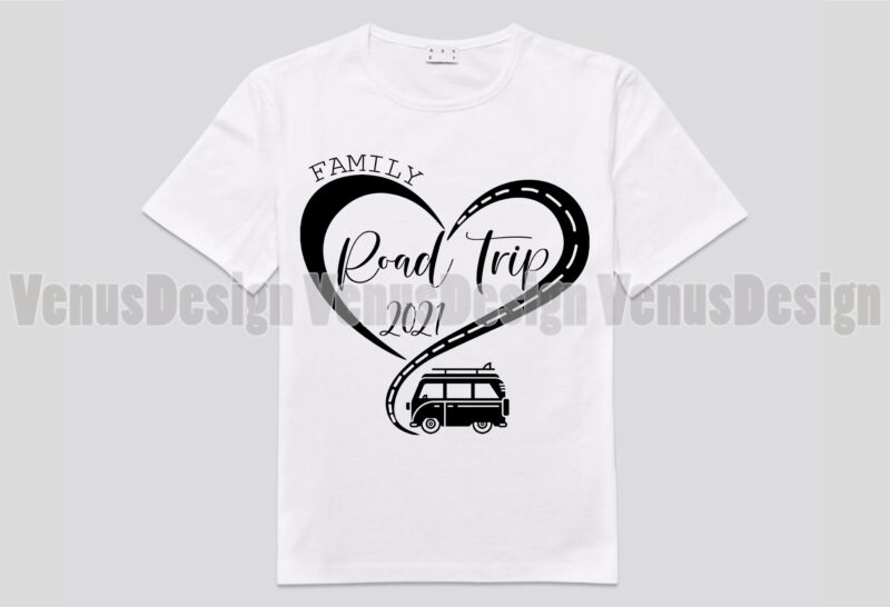 Family Road Trip 2021 Editable Design