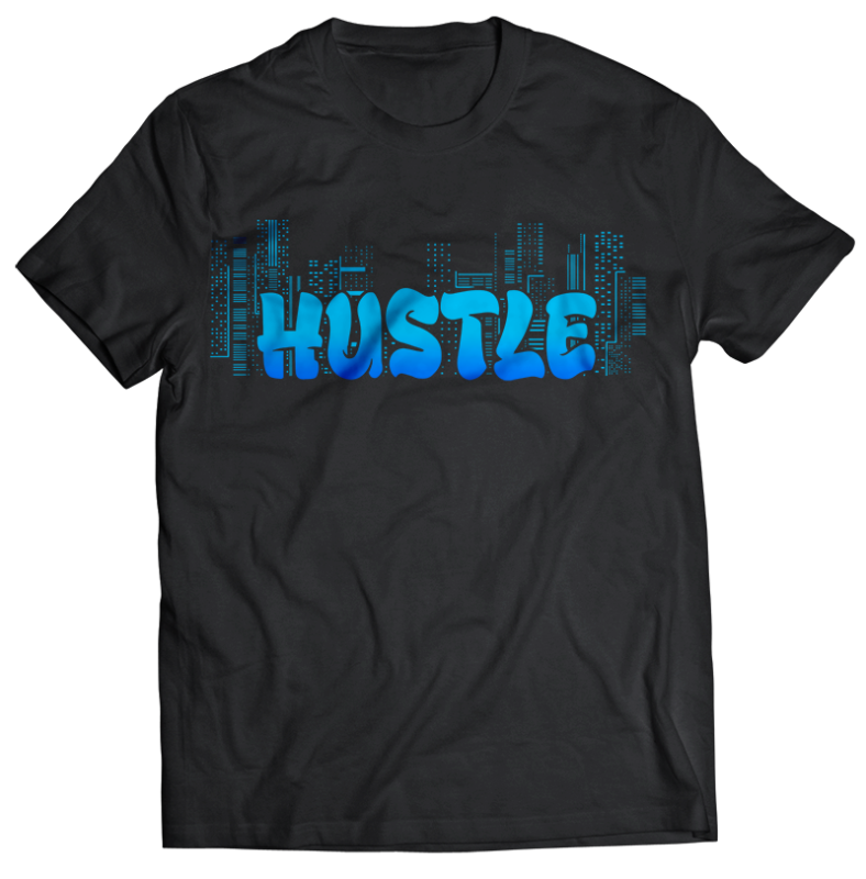 33 Hustle tshirt designs bundle