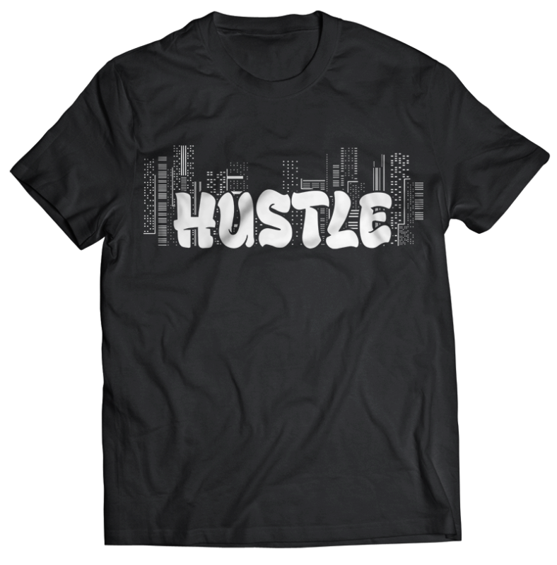 33 Hustle tshirt designs bundle