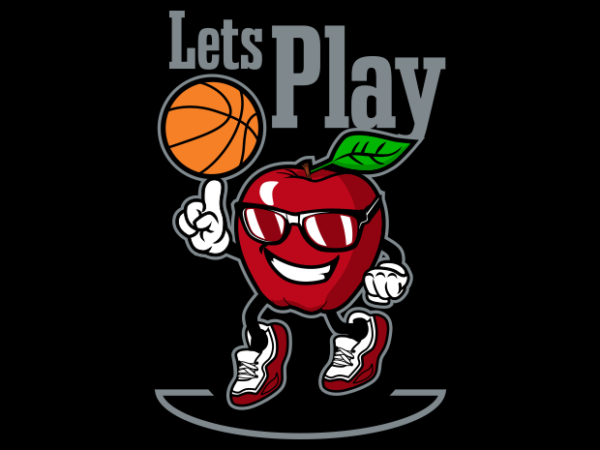 Basketball appel t shirt template