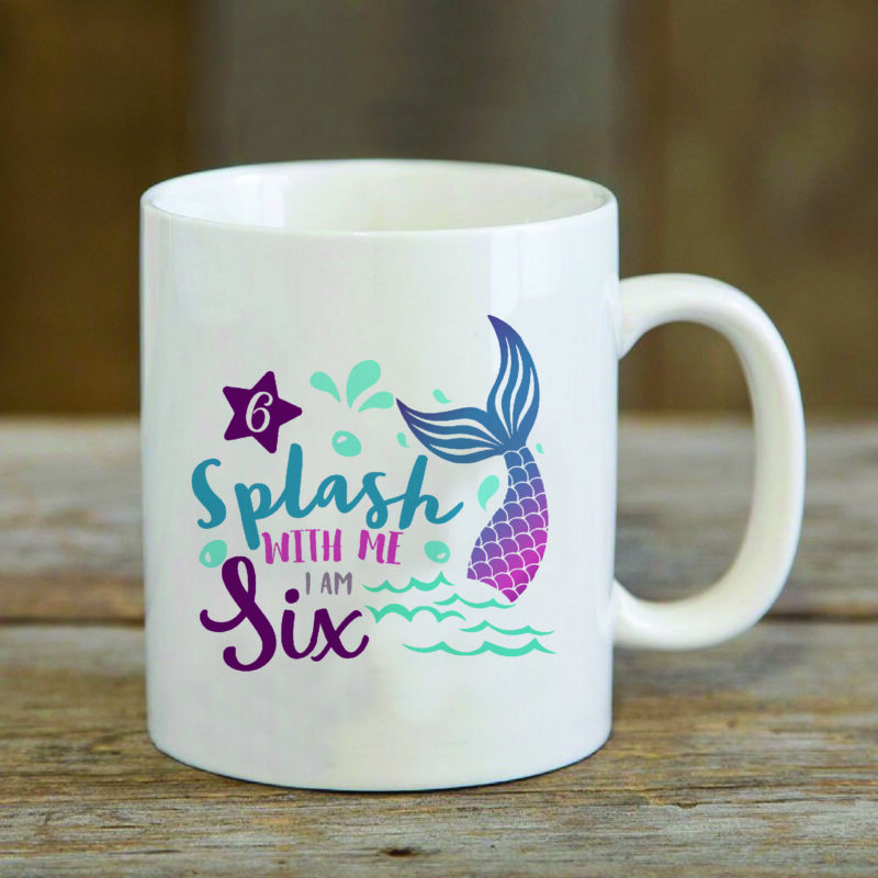 Splash With Me I Am Six Birthday Gifts, Shirt For Birthday Girl Svg File Diy Crafts Svg Files For Cricut, Silhouette Sublimation Files