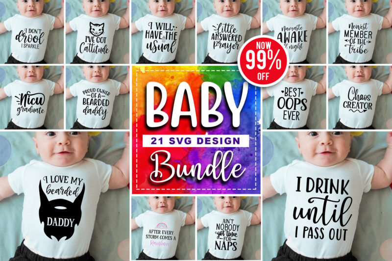 Baby svg design bundle