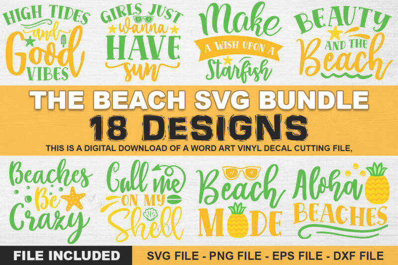 The Beach SVG Bundle