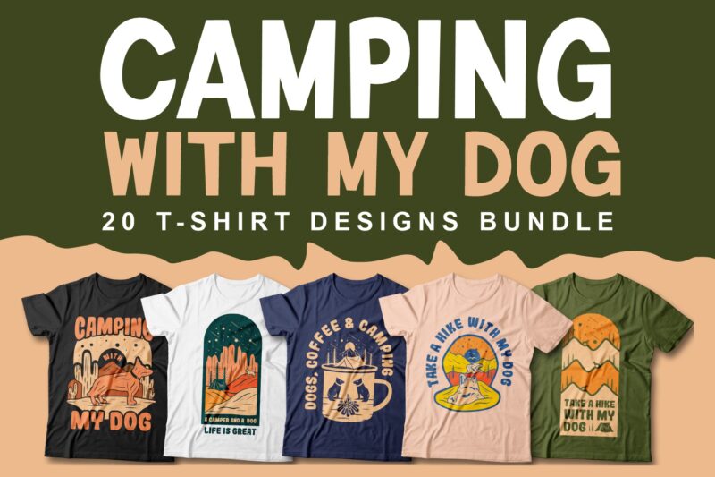 The best collection t-shirt designs bundle, Best selling and Most popular t shirt designs bundle for POD, T-shirt designs vector packs, funny, camping, coffee, animal, cartoon, dog, cat, quotes, slogans,