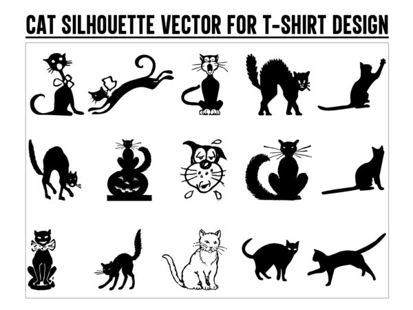 Cat svg, black cat svg, cat design, design cat bundle, cat vector