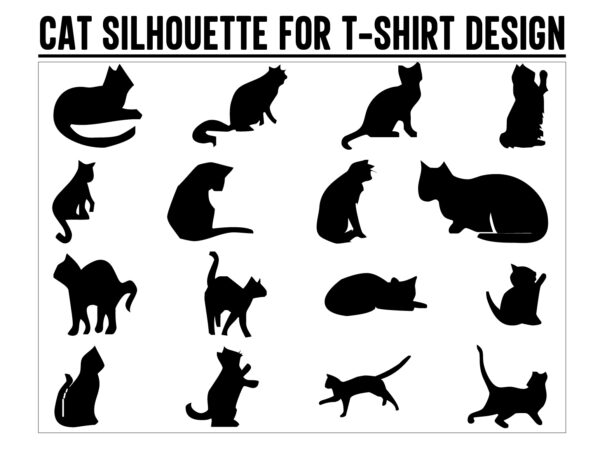 Cat svg, black cat svg, cat design, design cat bundle