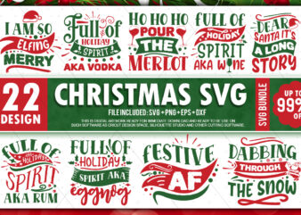 Christmas SVG Bundle t shirt vector file