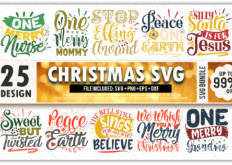 Christmas SVG Bundle t shirt vector file