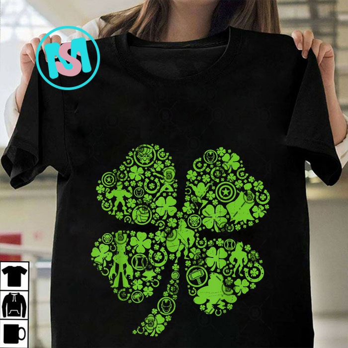 Happy St.Patrick day bundle St Patrick's Day png, Happy St Patricks Day png, Green png combo, Lucky clover png, Leprechaun, Ireland, Digital Download