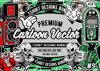 25 Cartoon Designs Bundle #9_1