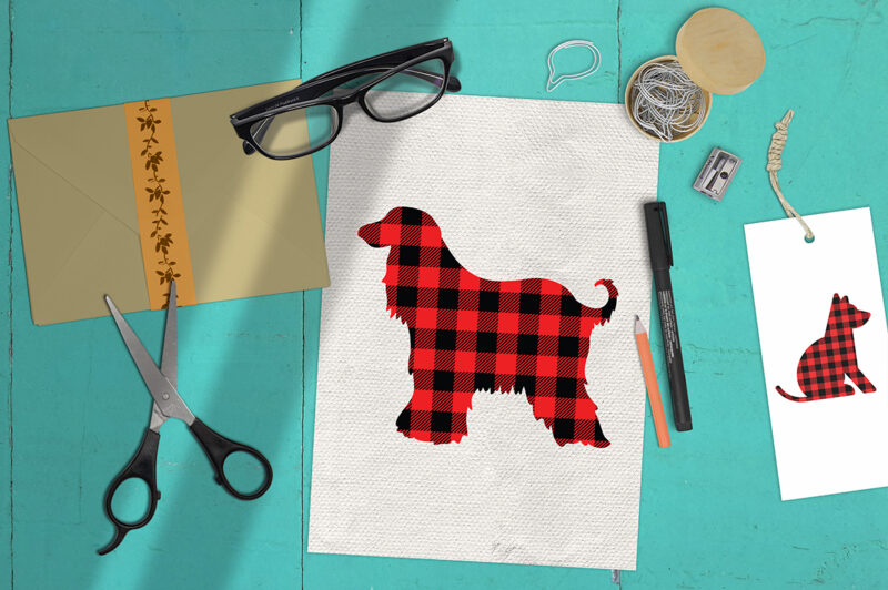 Dog Buffalo Plaid SVG Bundle