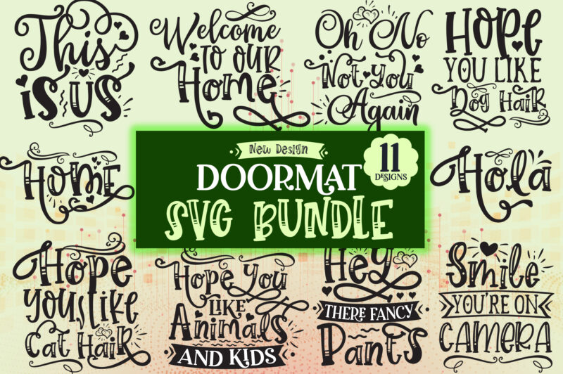 Doormat SVG Bundle
