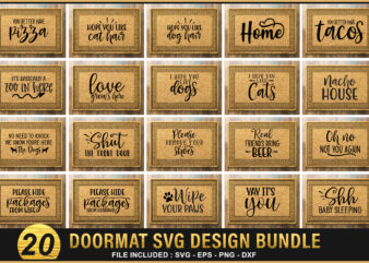 Doormat SVG Bundle