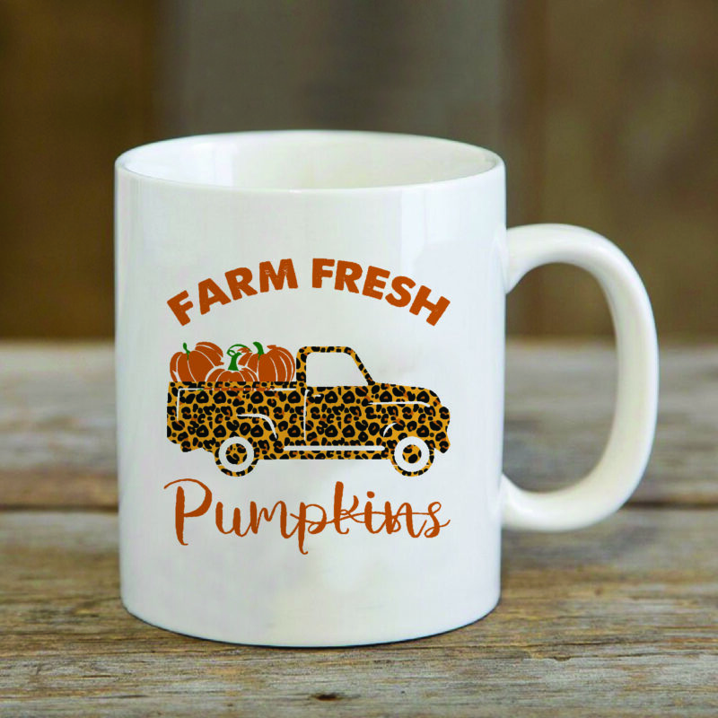 Farm Fresh Pumpkins Gifts, Shirt For Fall Day Svg File Diy Crafts Svg ...