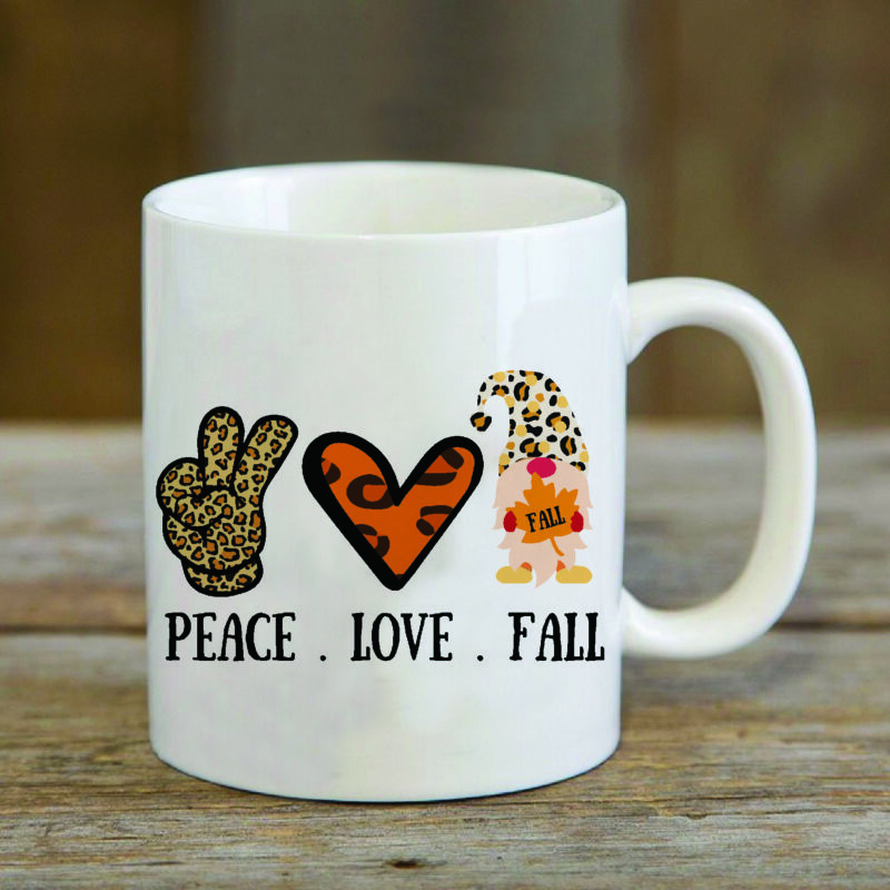 Peace Live Fall Gifts, Shirt For Fall Day Svg File Diy Crafts Svg Files For Cricut, Silhouette Sublimation Files