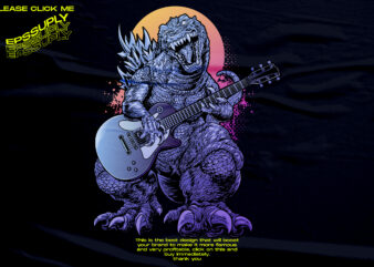 monster kaiju retro vaporwave t shirt designs for sale