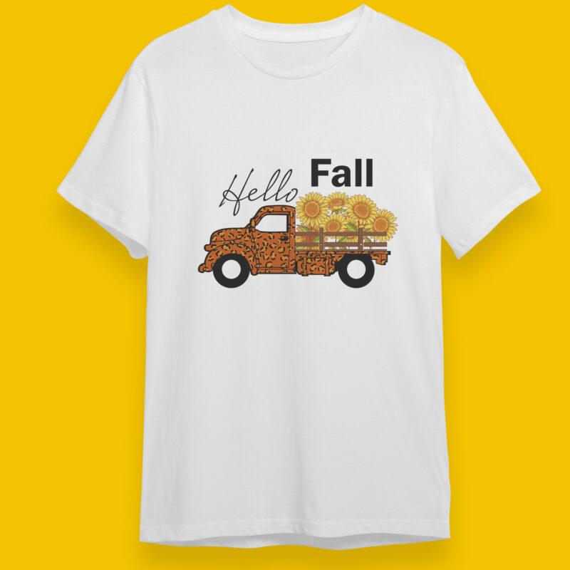 Hello Fall Leopard Skin Car Gifts, Shirt For Fall Svg File Diy Crafts Svg Files For Cricut, Silhouette Sublimation Files