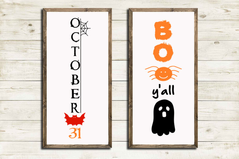 Halloween Porch Sign SVG Bundle