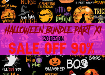 Halloween SVG Bundle part 11, fall svg, witch svg, pumpkin svg, ghost svg, witch hat svg, trick or treat svg, svg designs, svg quotes, svg sayings