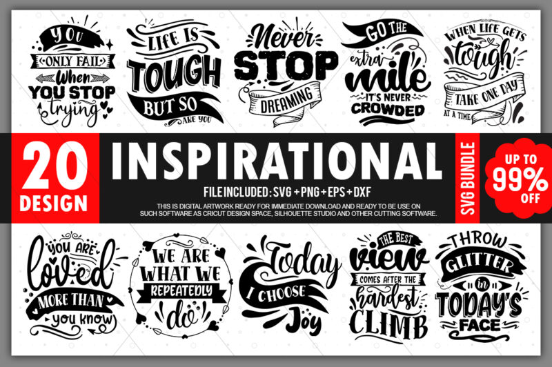 Inspirational SVG Design Bundle