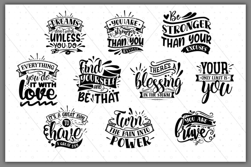 Inspirational SVG Design Bundle