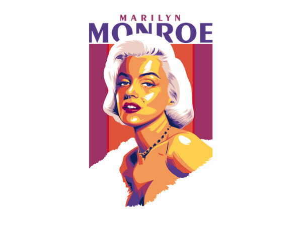 Marilyn monroe t shirt designs for sale