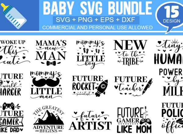 Baby svg bundle t shirt template