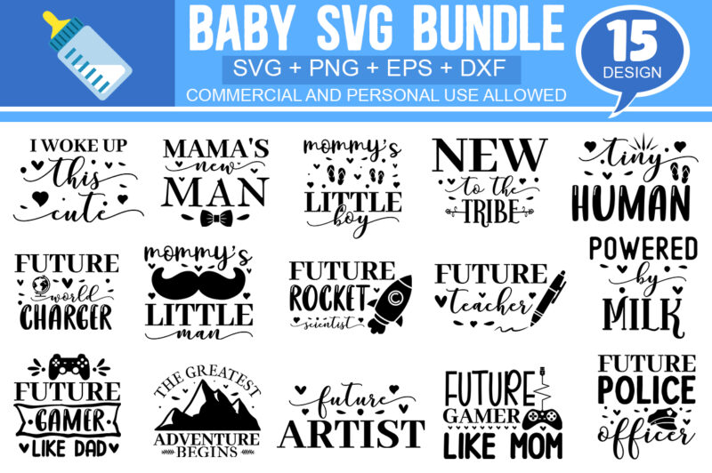 Download Baby Svg Bundle Buy T Shirt Designs