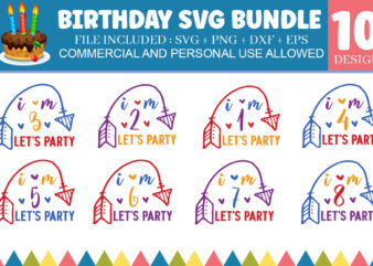 Birthday SVG Bundle