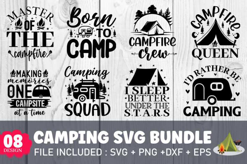 Camping SVG Bundle