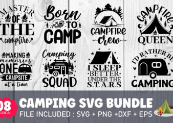 Camping SVG Bundle t shirt vector file