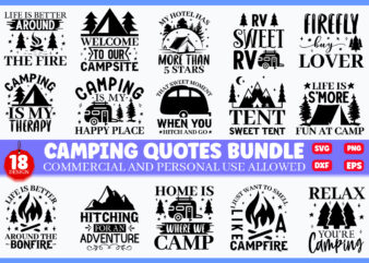 Camping Svg Bundle t shirt vector file