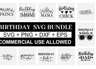 Birthday SVG Bundle