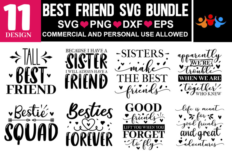 Best Friend SVG Bundle