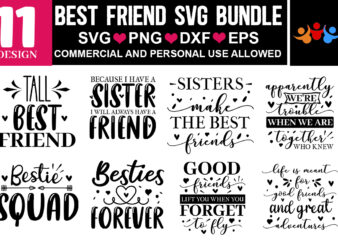 Best Friend SVG Bundle