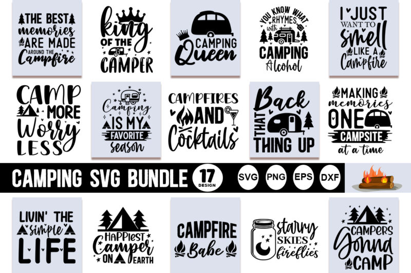 Camping SVG Bundle