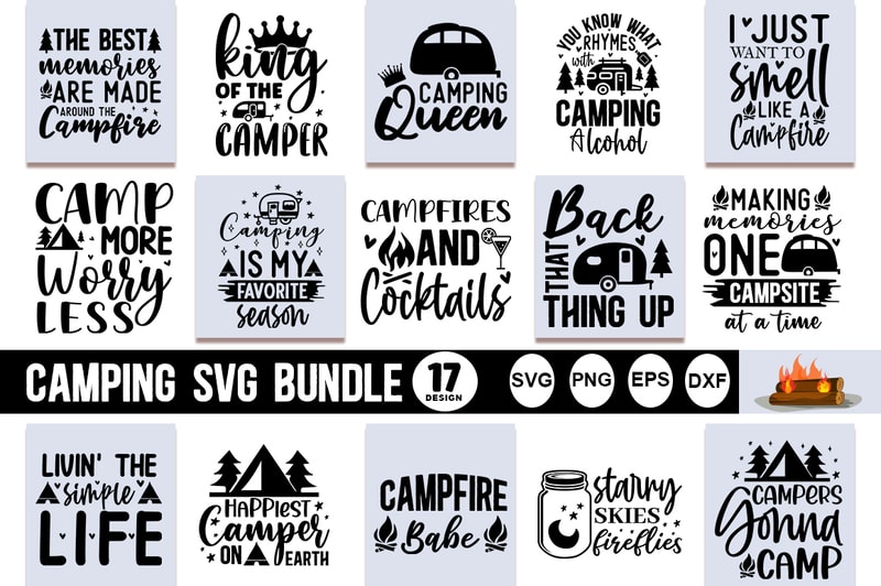 Download Camping SVG Bundle - Buy t-shirt designs
