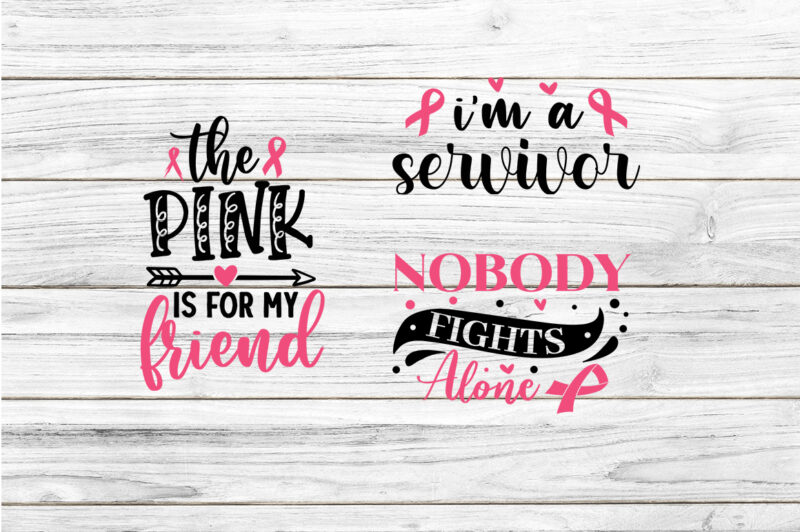 Breast Cancer SVG Bundle