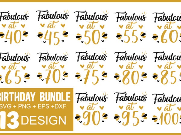 Birthday svg bundle t shirt template