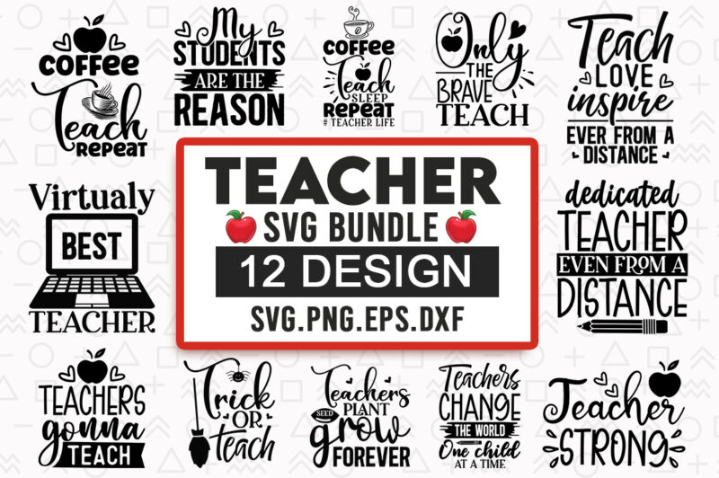 Teacher SVG Bundle