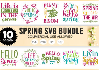 Spring SVG Bundle