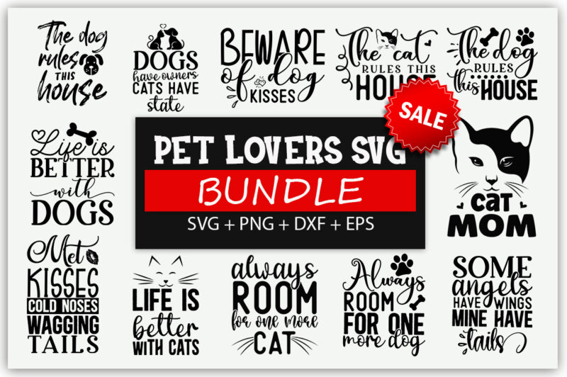 Pet Lovers SVG Bundle