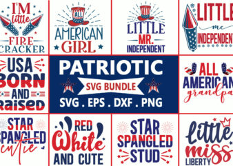 Patriotic SVG Bundle t shirt illustration