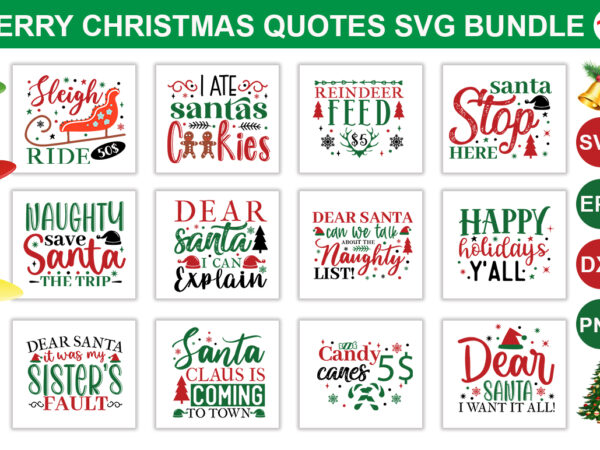 Christmas svg bundle t shirt vector file