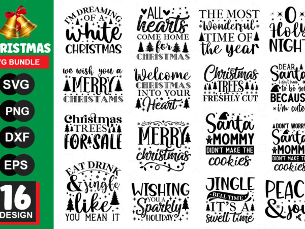 Christmas svg bundle t shirt vector file