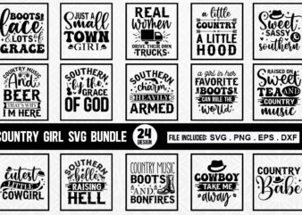 Country Girl SVG Bundle t shirt vector file