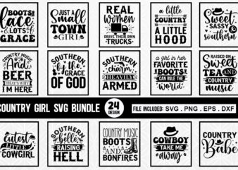 Country Girl SVG Bundle